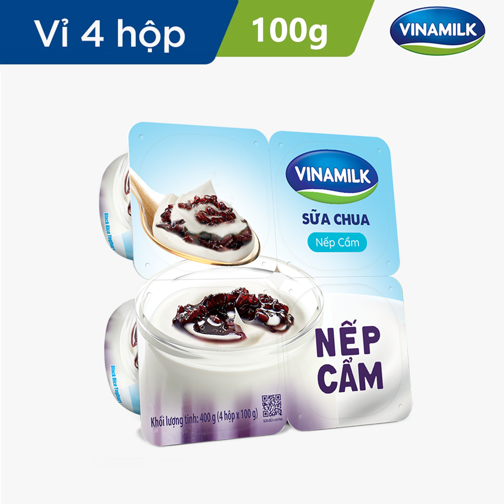 Sữa Chua Ăn Love Yogurt Nếp Cẩm - Thùng 24 hộp 100g