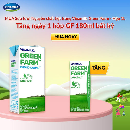 Sữa Tươi Tiệt Trùng Vinamilk Green Farm