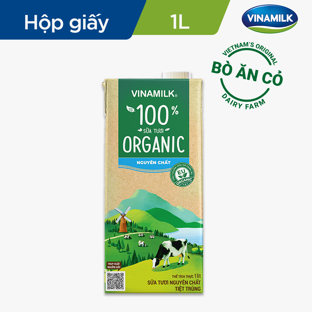 Sữa tươi tiệt trùng Vinamilk 100% Organic