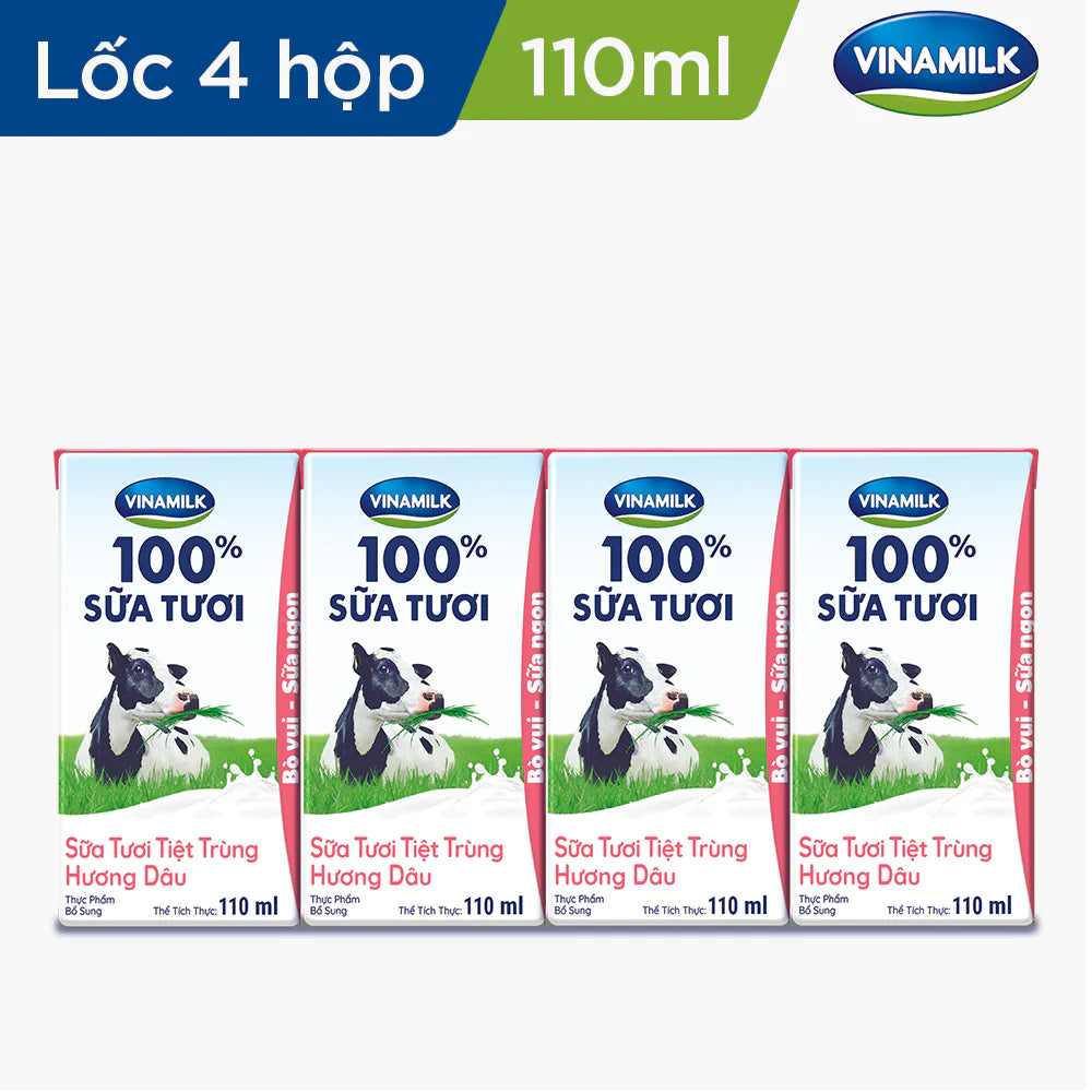 Sữa tươi tiệt trùng Vinamilk 100%