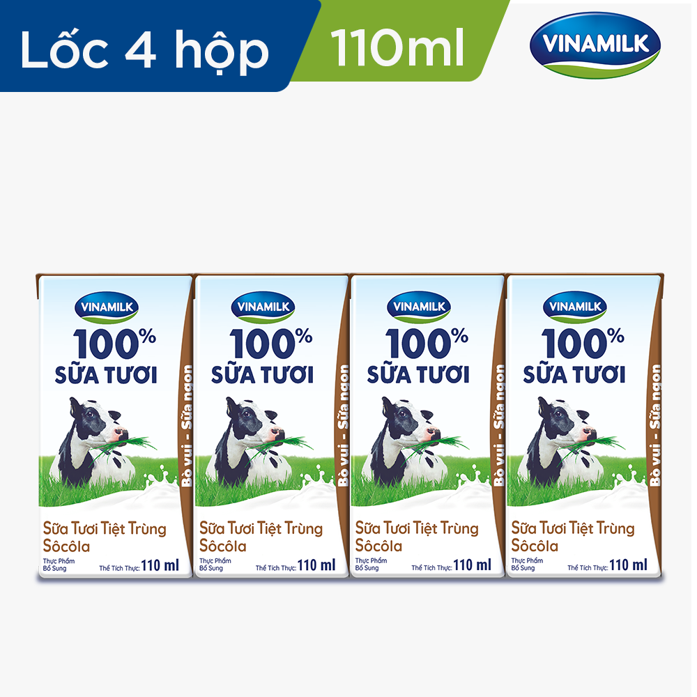 Sữa tươi tiệt trùng Vinamilk 100%