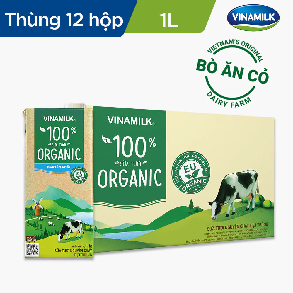 Sữa tươi tiệt trùng Vinamilk 100% Organic