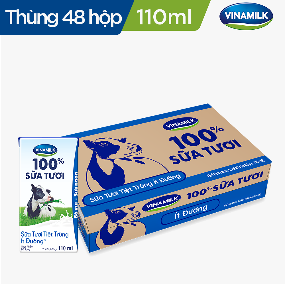 Sữa tươi tiệt trùng Vinamilk 100%